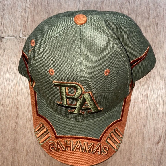 Vintage BAHAMAS Embroidered Hat Cap Adjustable Size Caribbean Cuba‎ - Picture 2 of 5